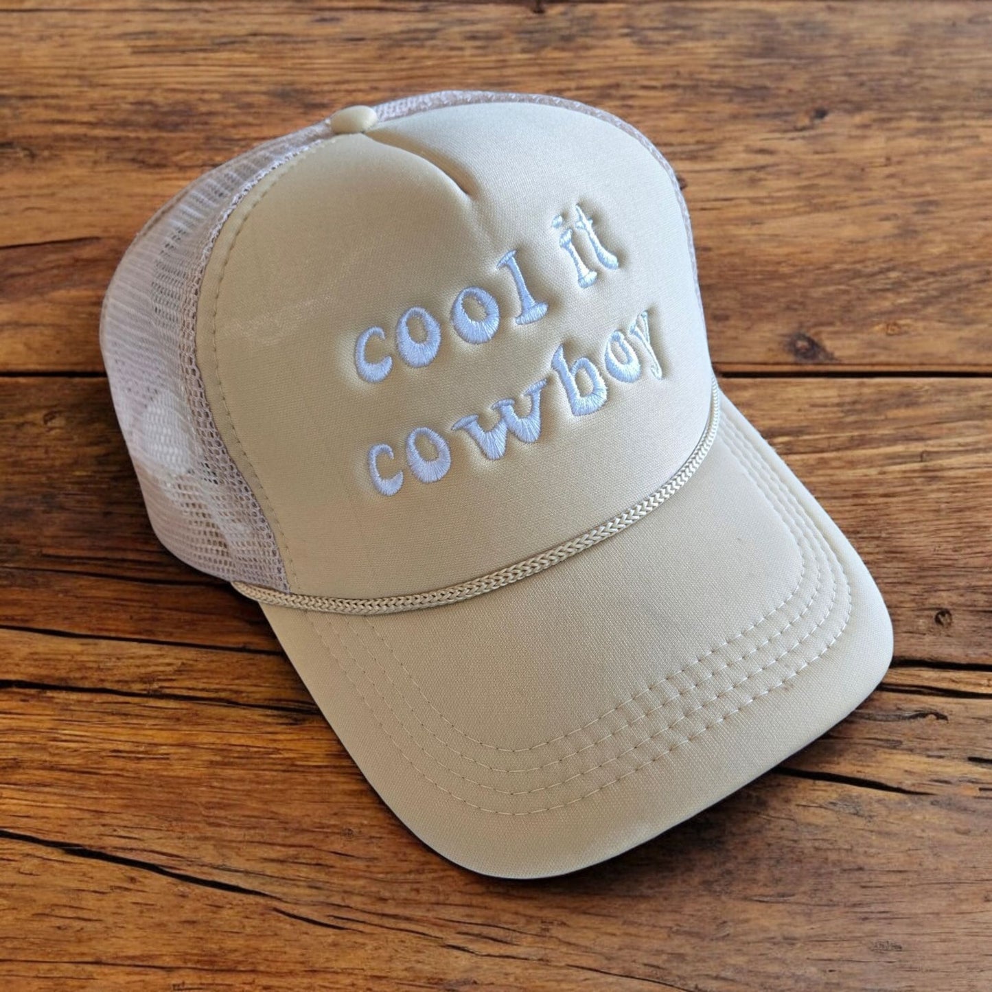 Cool It Cowboy Snapback Mesh Trucker Hat
