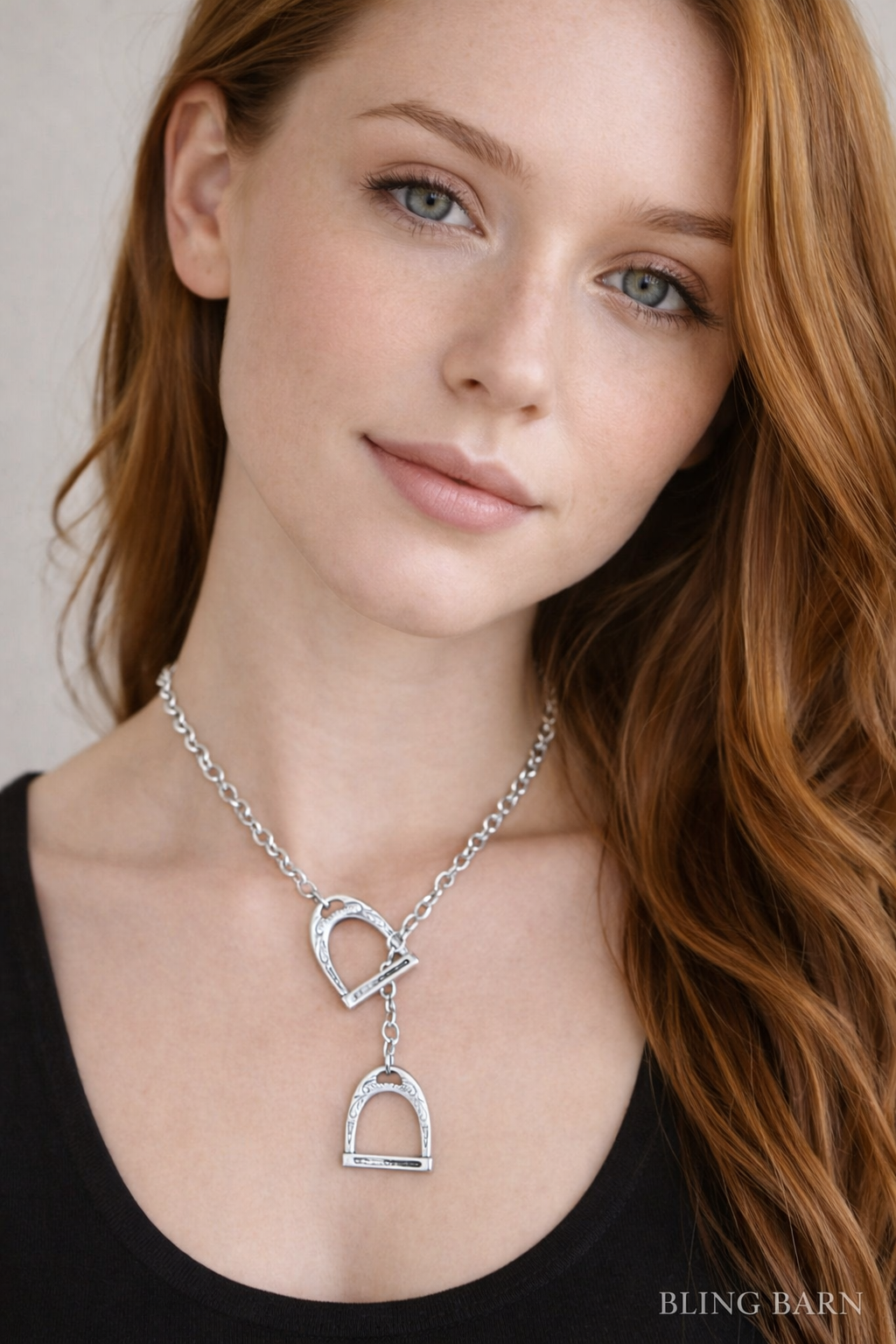 The Open Range Stirrup Necklace