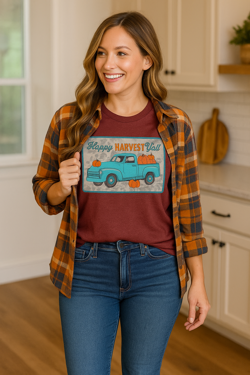 Crazy Train Happy Harvest Short Sleeve Graphic Tee