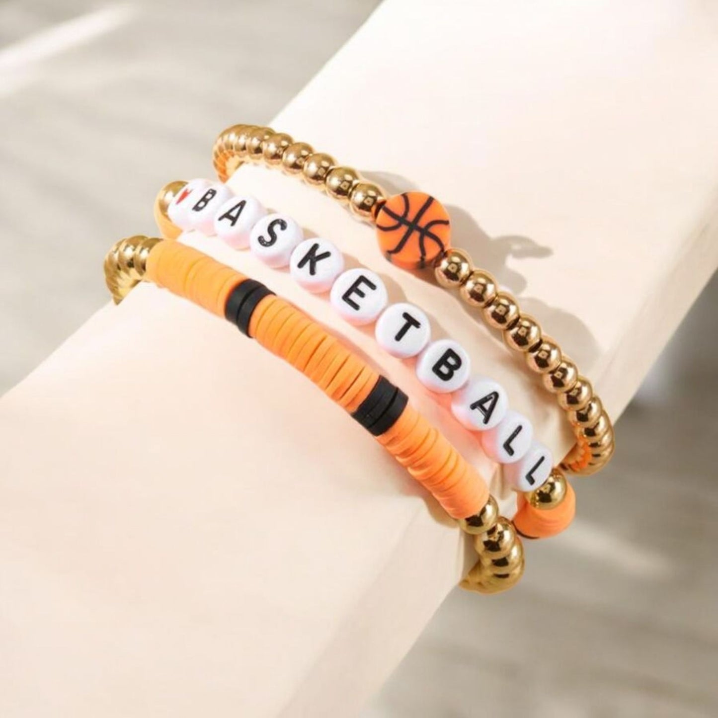 Let's Play Ball 3 Piece Stretch Bracelet Sets