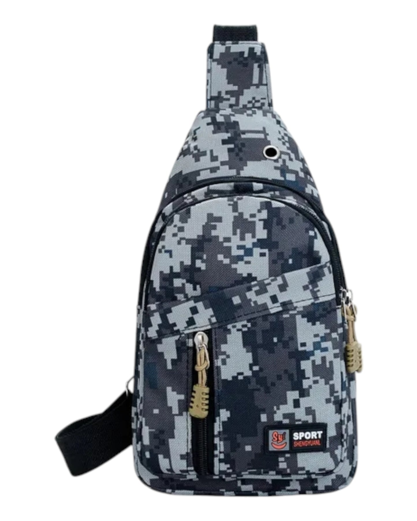 Digital Camo Sports One Should Sling Canvas Bag