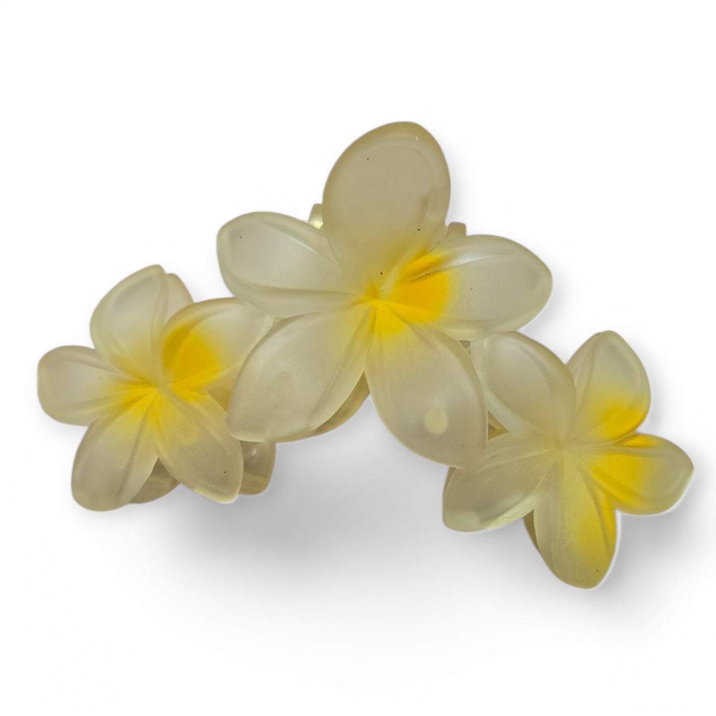 Island Love Plumeria Hair Claw Clip