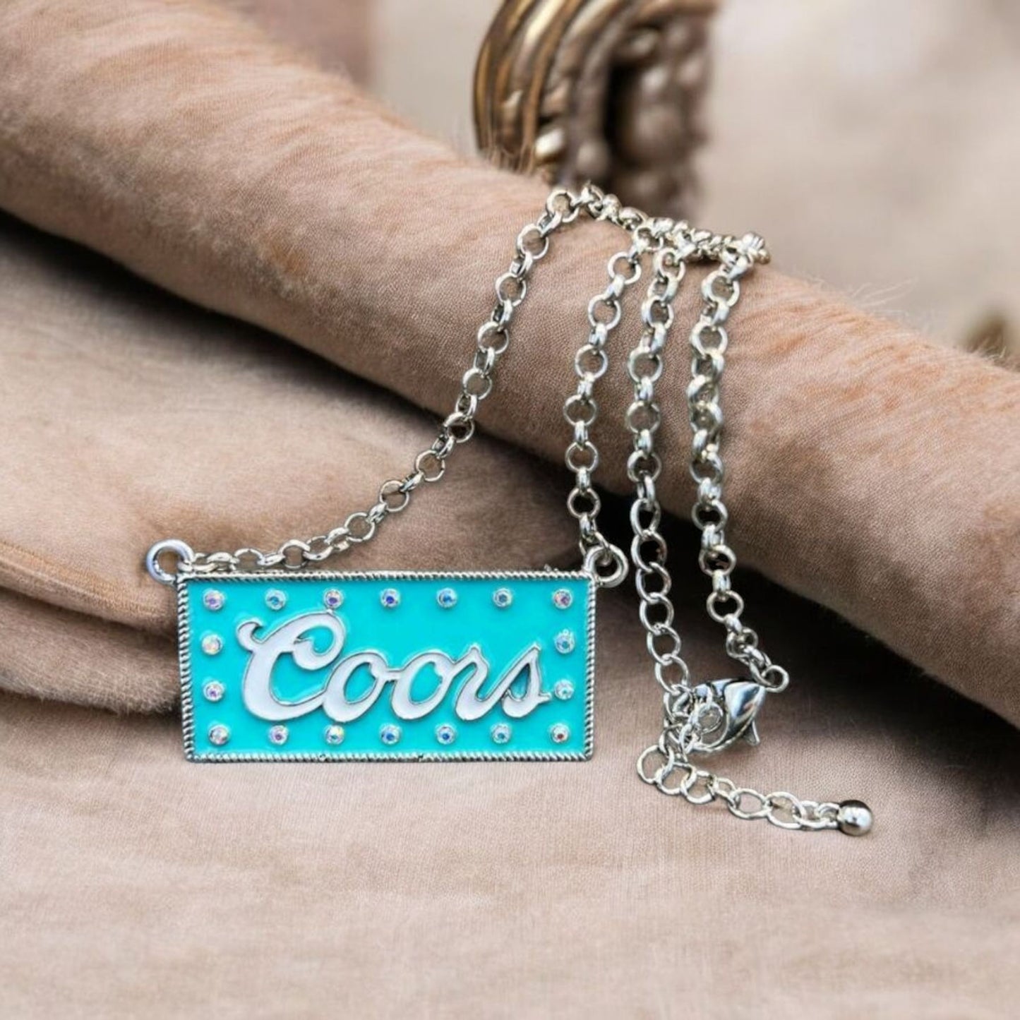 Summertime Western Rowdy Country Cowboy Necklace
