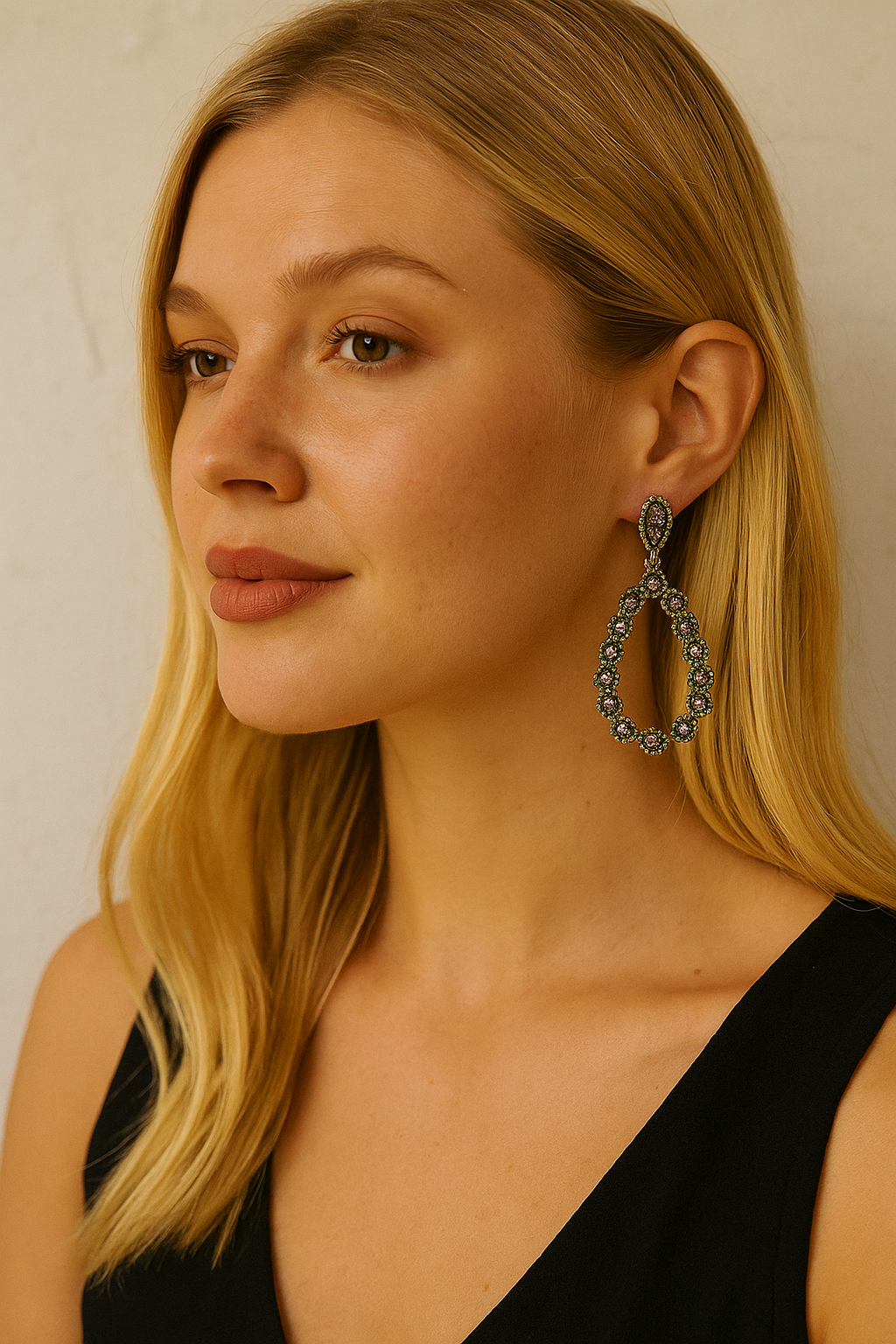 Shining Bright In The Night Drop Earrings