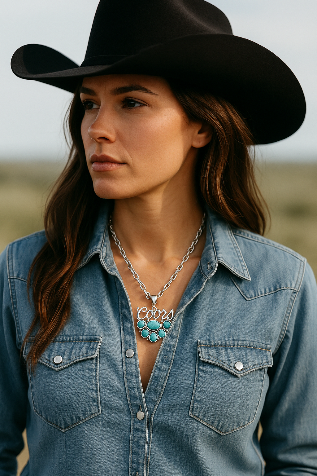Western Fashion Statement Necklace