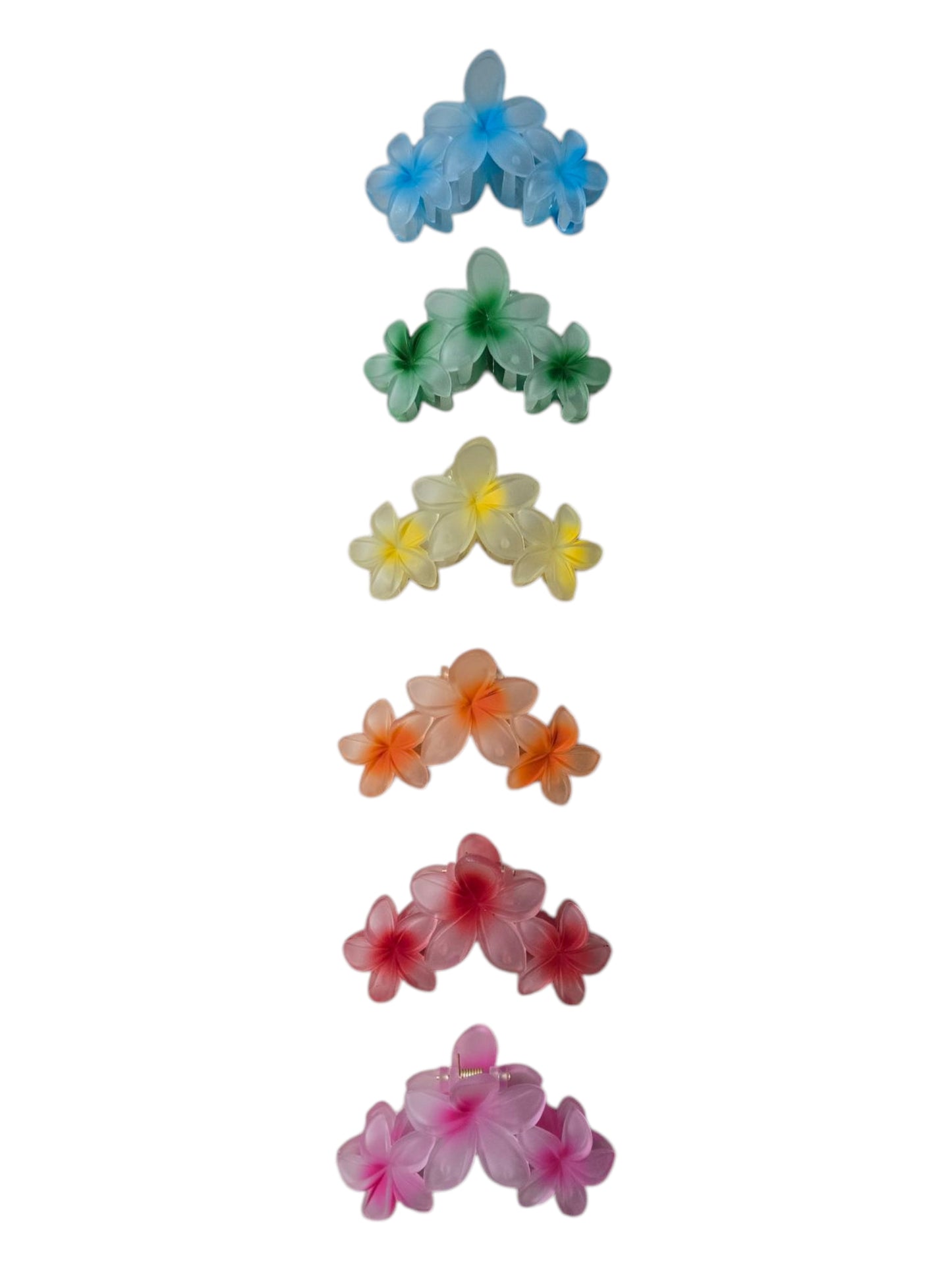 Island Love Plumeria Hair Claw Clip