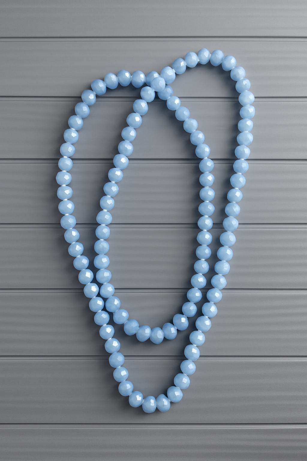 π Blue Horizon 60" Beaded Glass Necklace π