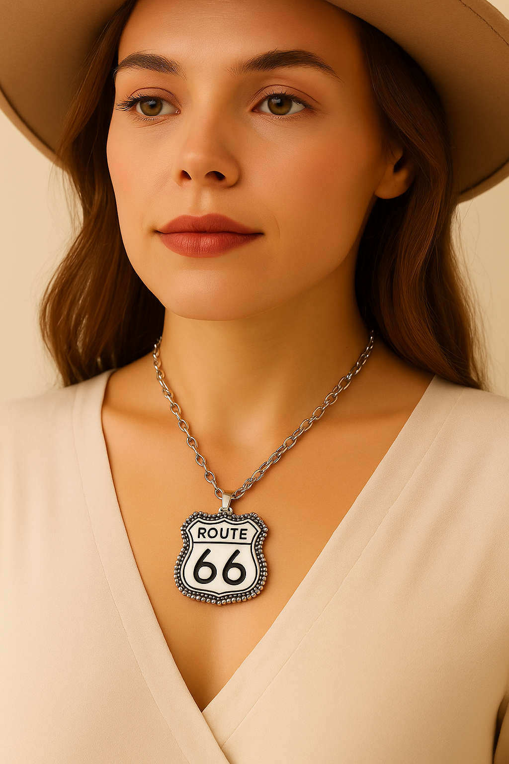 Route 66 Rebel Pendant