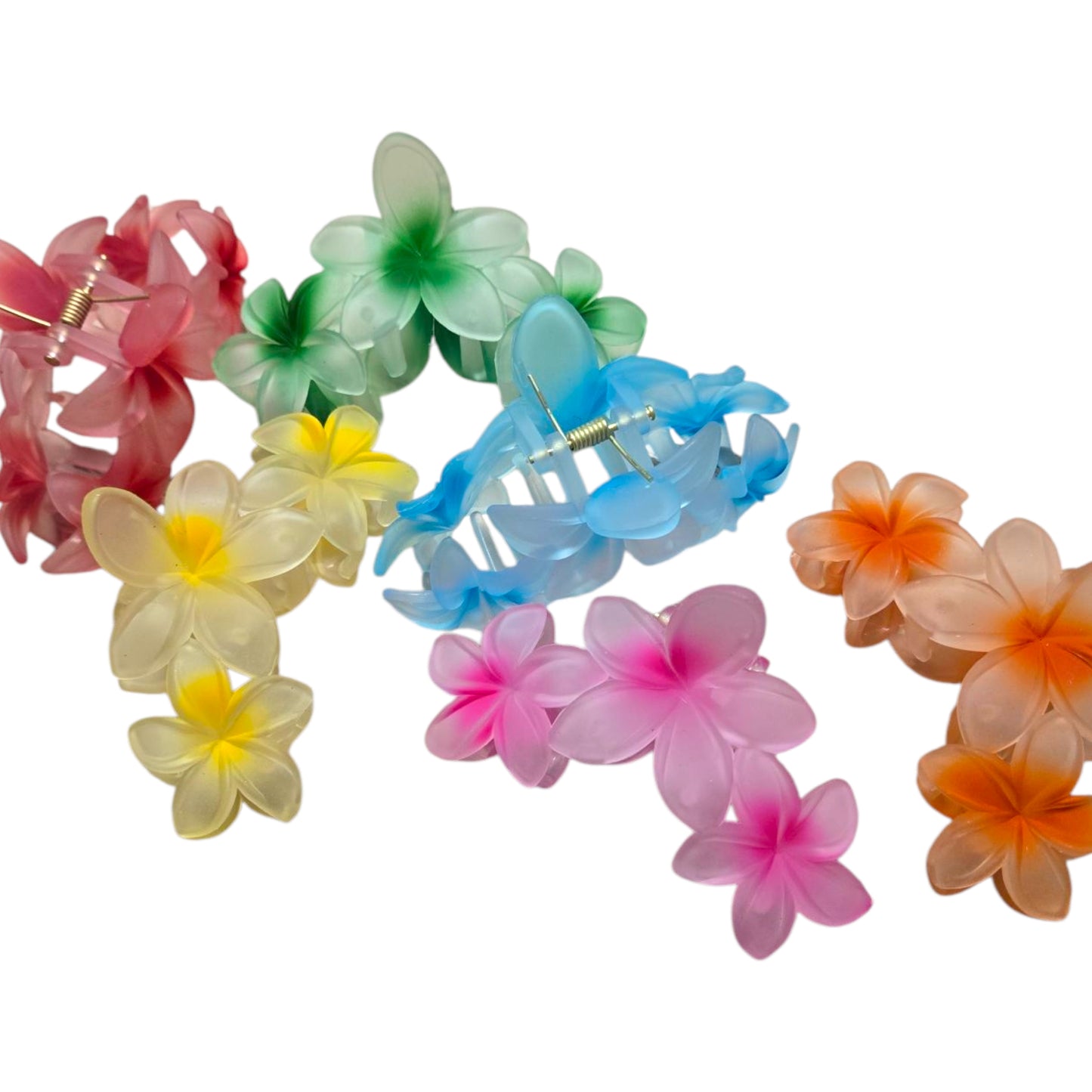 Island Love Plumeria Hair Claw Clip