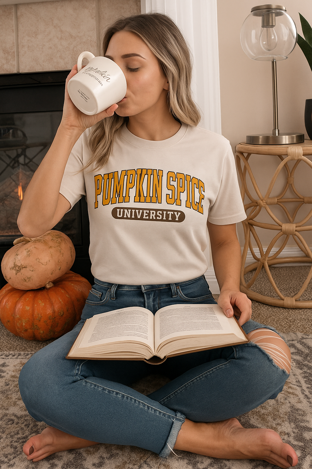 Pumpkin Spice University Graphic Tee