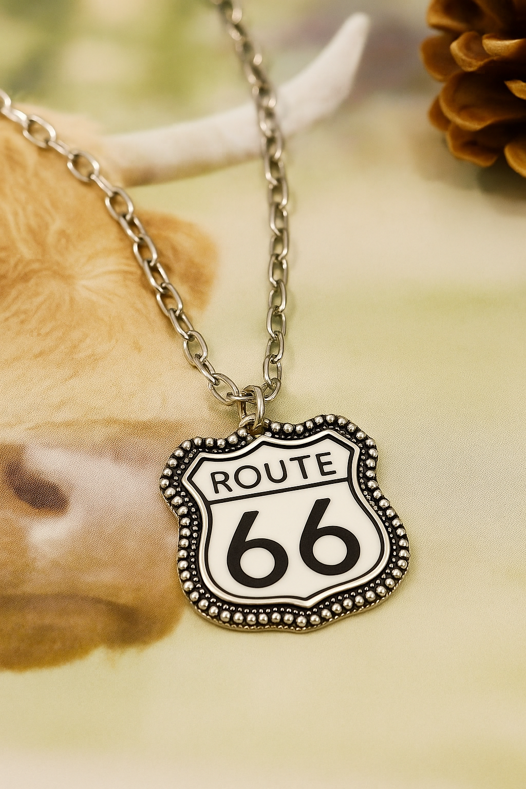Route 66 Rebel Pendant