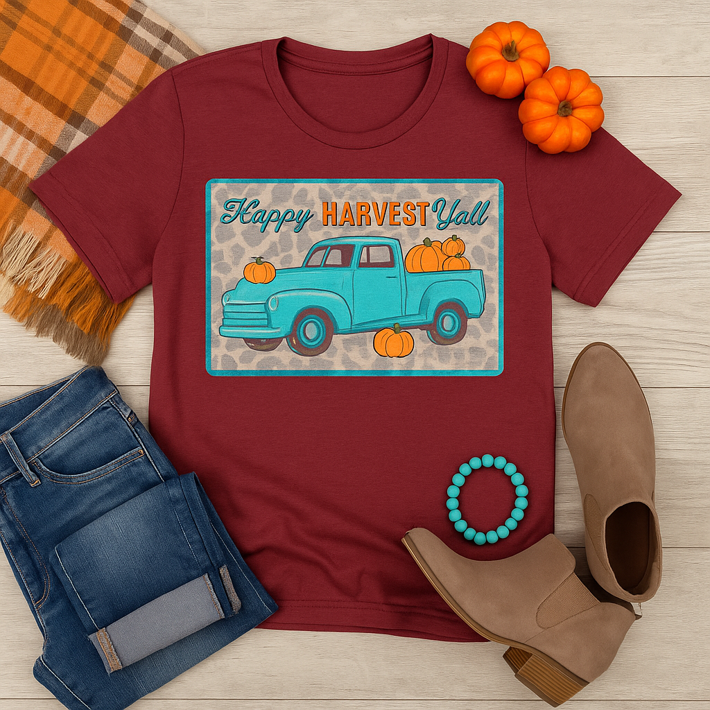 Crazy Train Happy Harvest Short Sleeve Graphic Tee