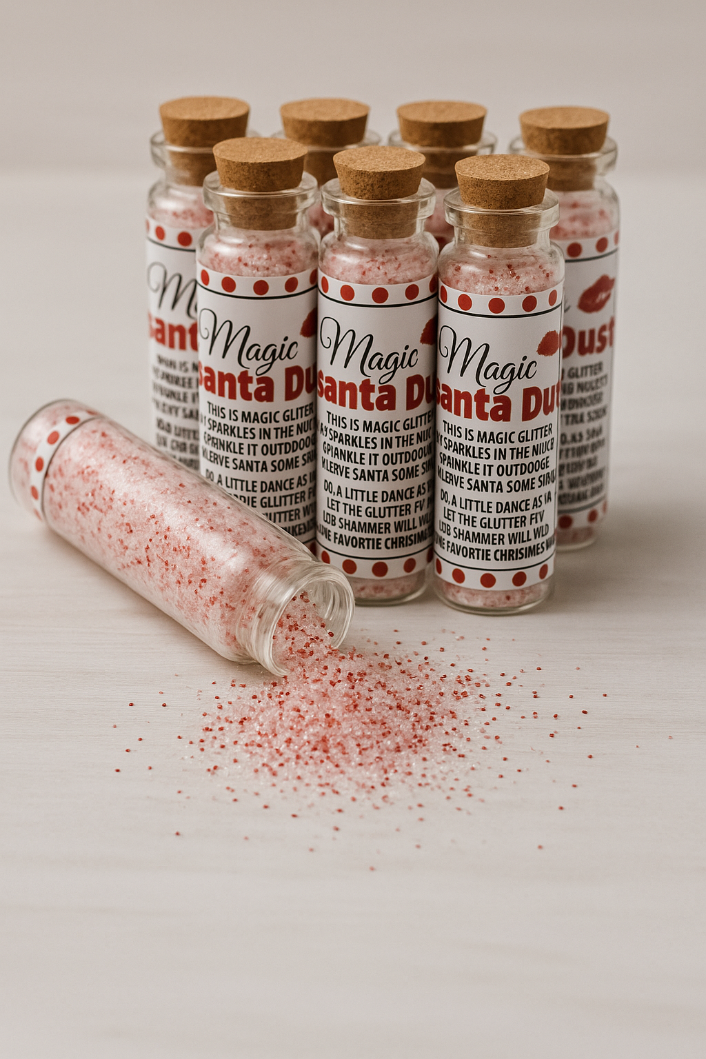 Magic Santa Dust – Christmas Eve Sprinkle Holiday Magic Glitter Bottle