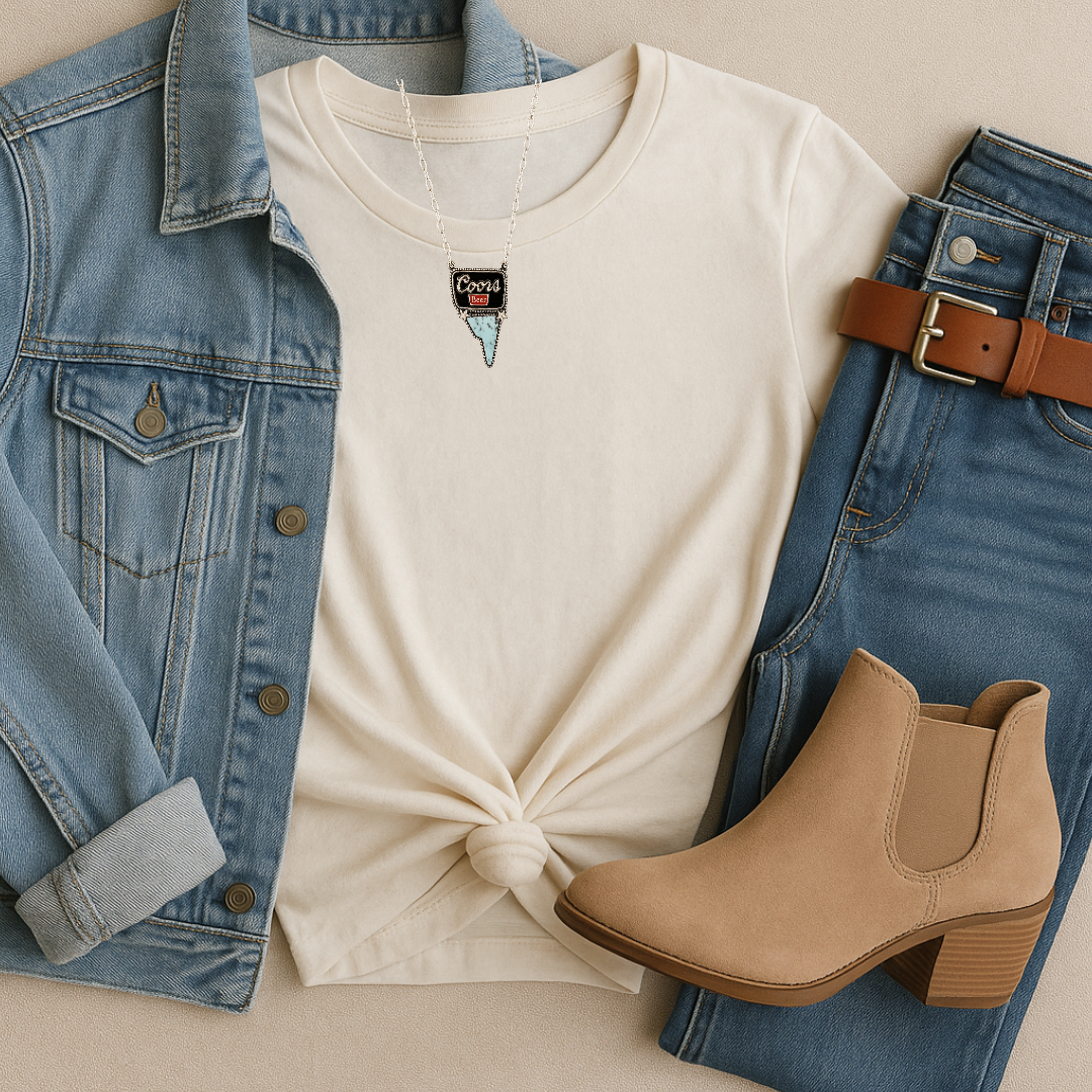 Cowgirl Happy Hour – Western Pendant Necklace