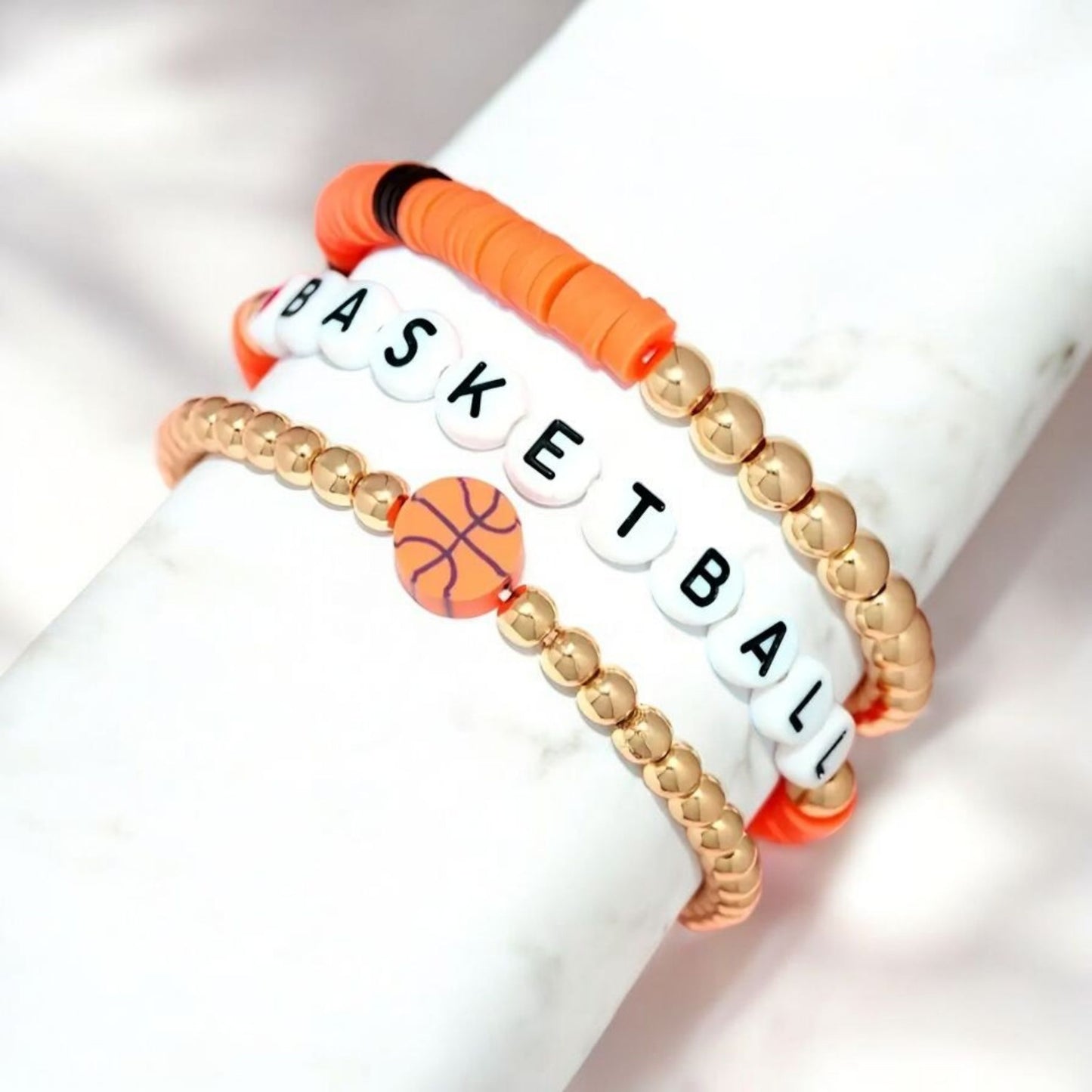 Let's Play Ball 3 Piece Stretch Bracelet Sets