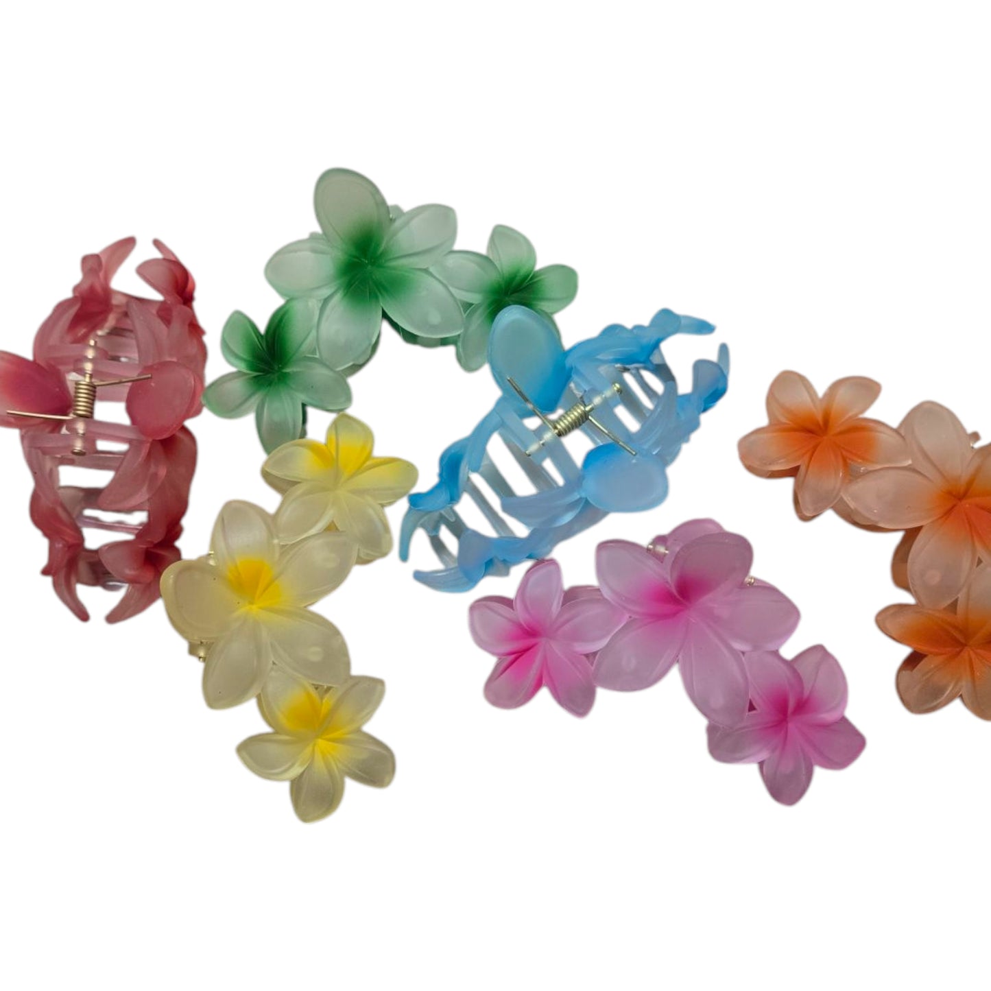 Island Love Plumeria Hair Claw Clip