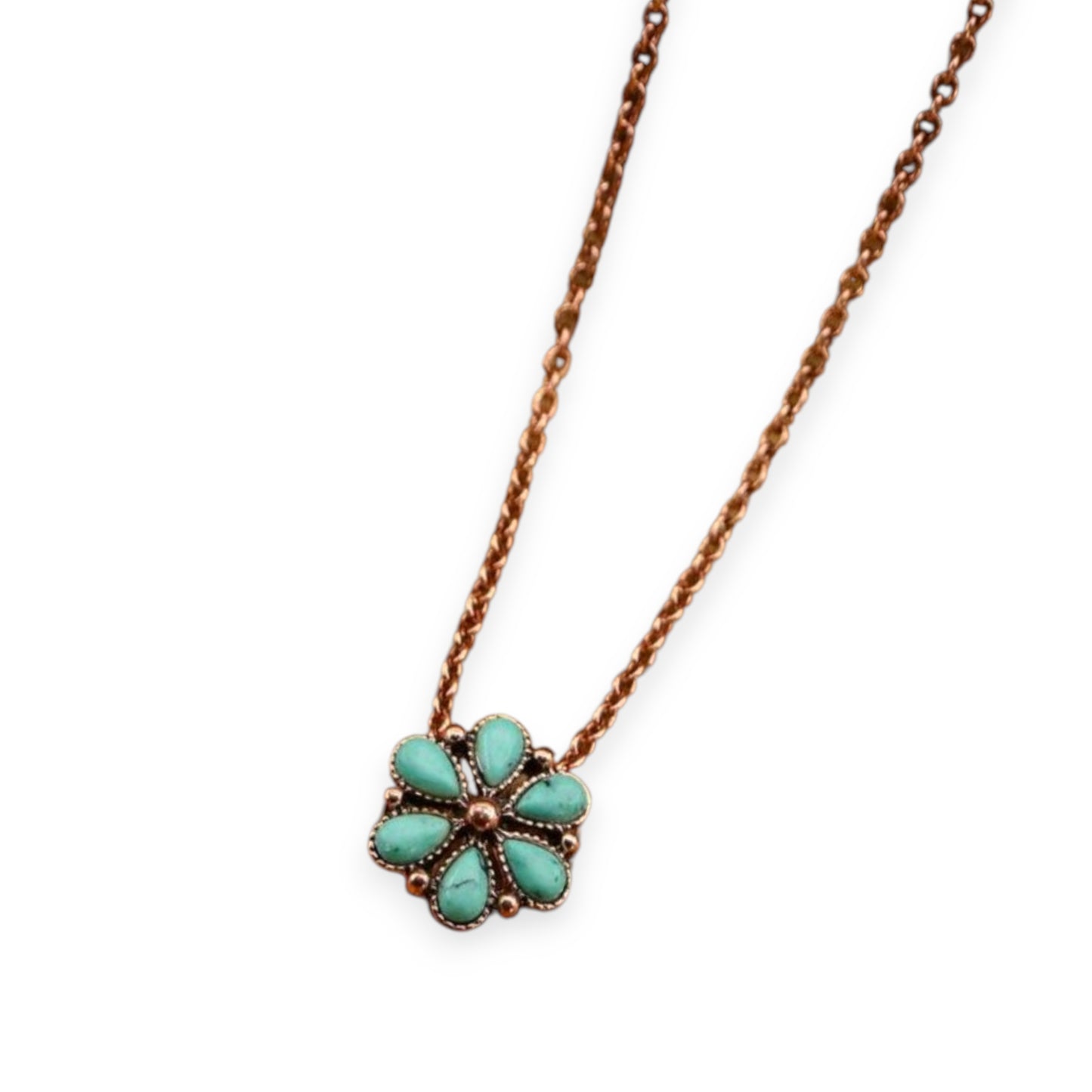 A Dainty Bloom Western Flower Necklace