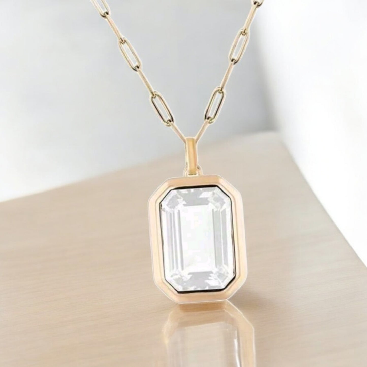 Through The Looking Glass Chain Necklace Fashion Pendant