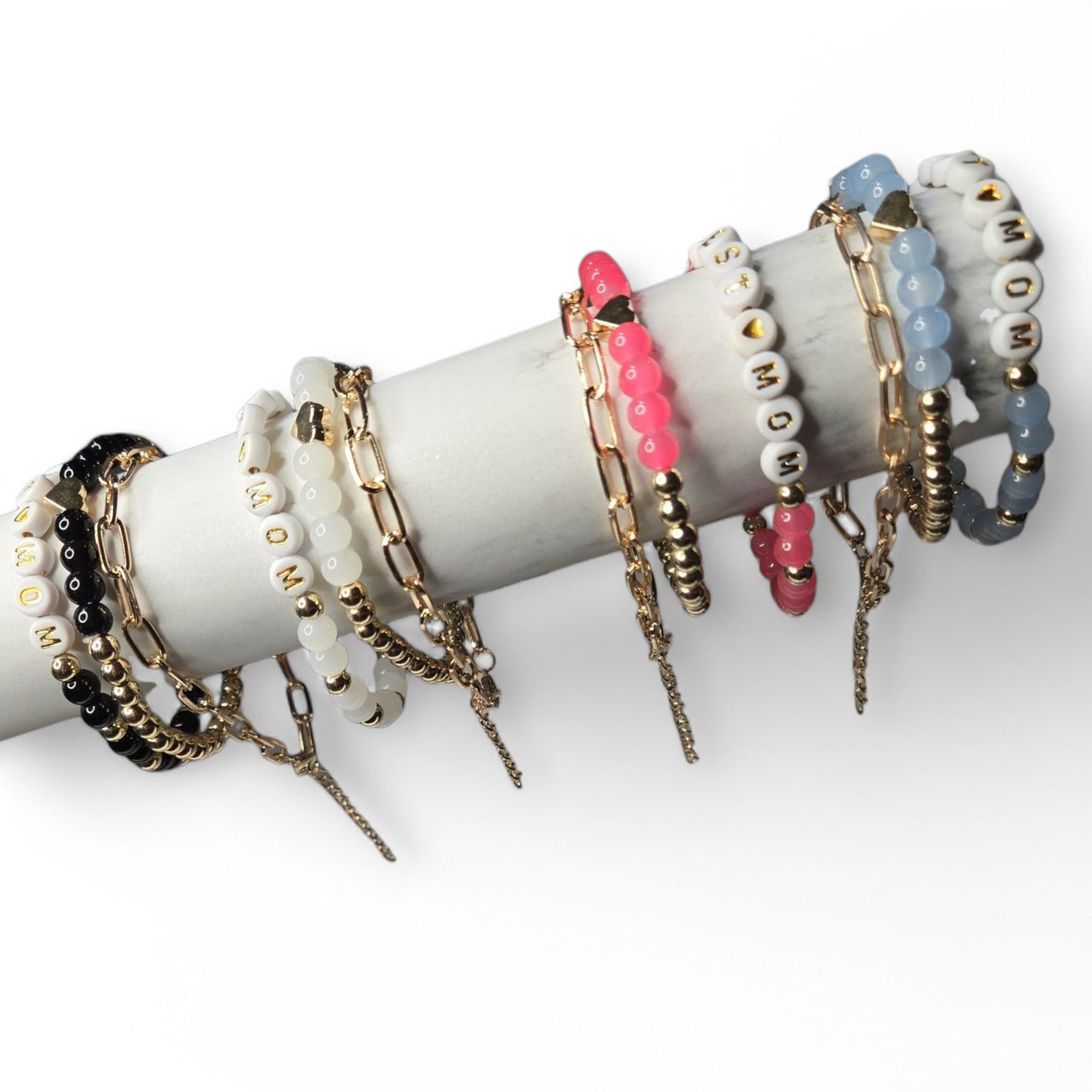 Best Mom Fashion (3) Piece Bracelet Set Mothers Day Gift