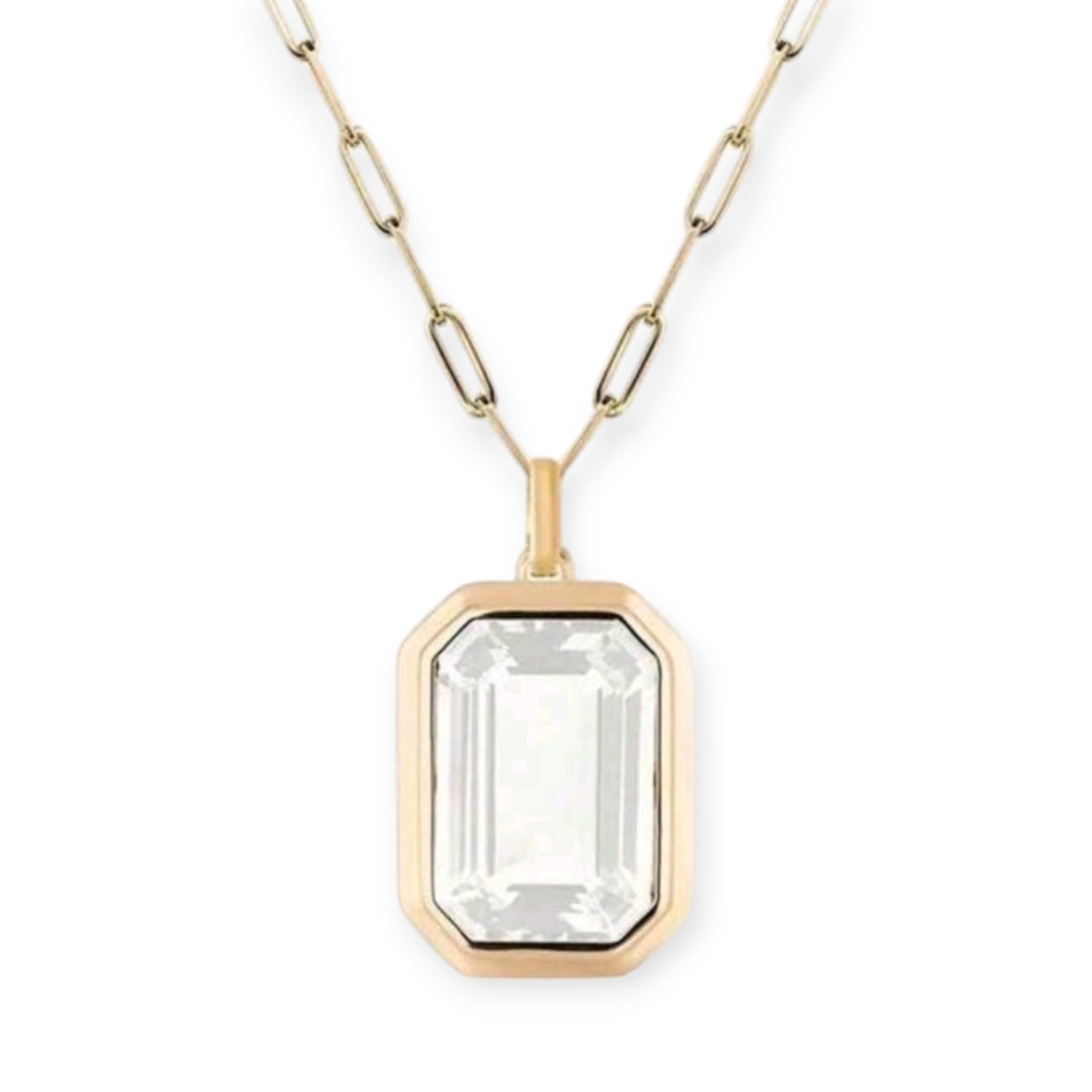 Through The Looking Glass Chain Necklace Fashion Pendant