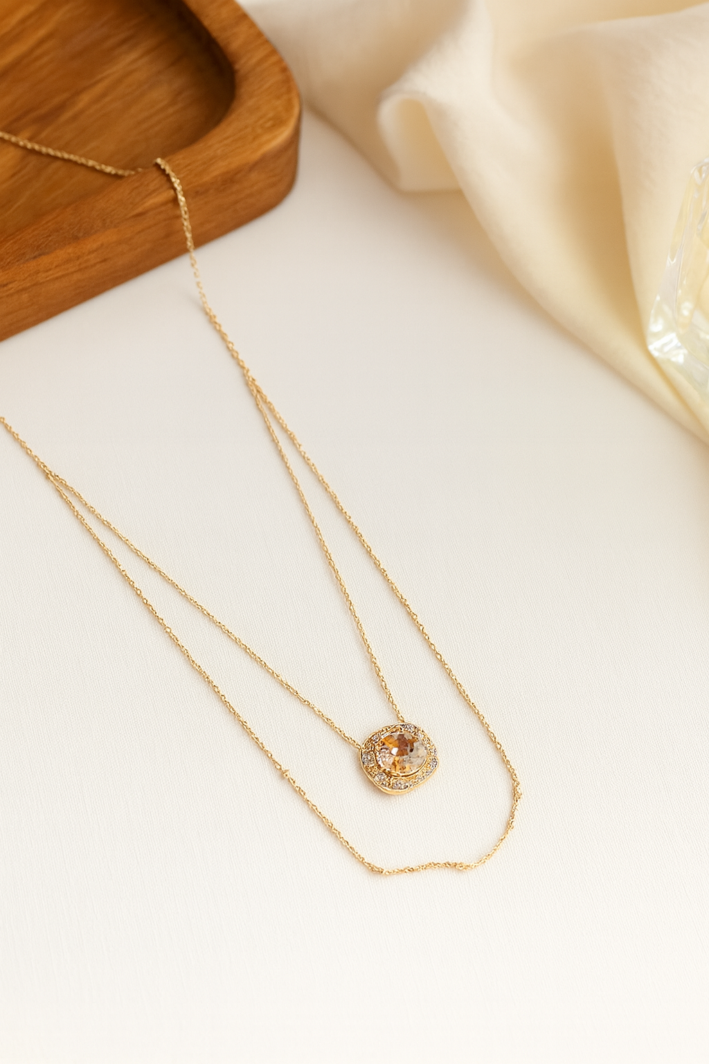 An Evening At The Gala Fashion Gold Layered Necklace