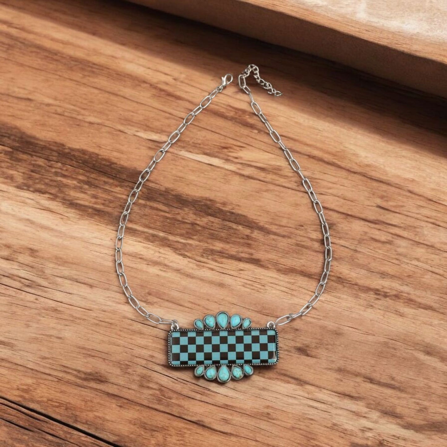 Winning The Big One Western Fashion Statement Necklace
