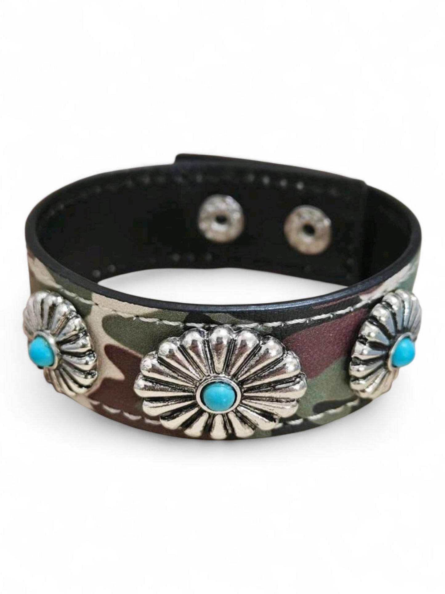 Western Concho Snap Cuff