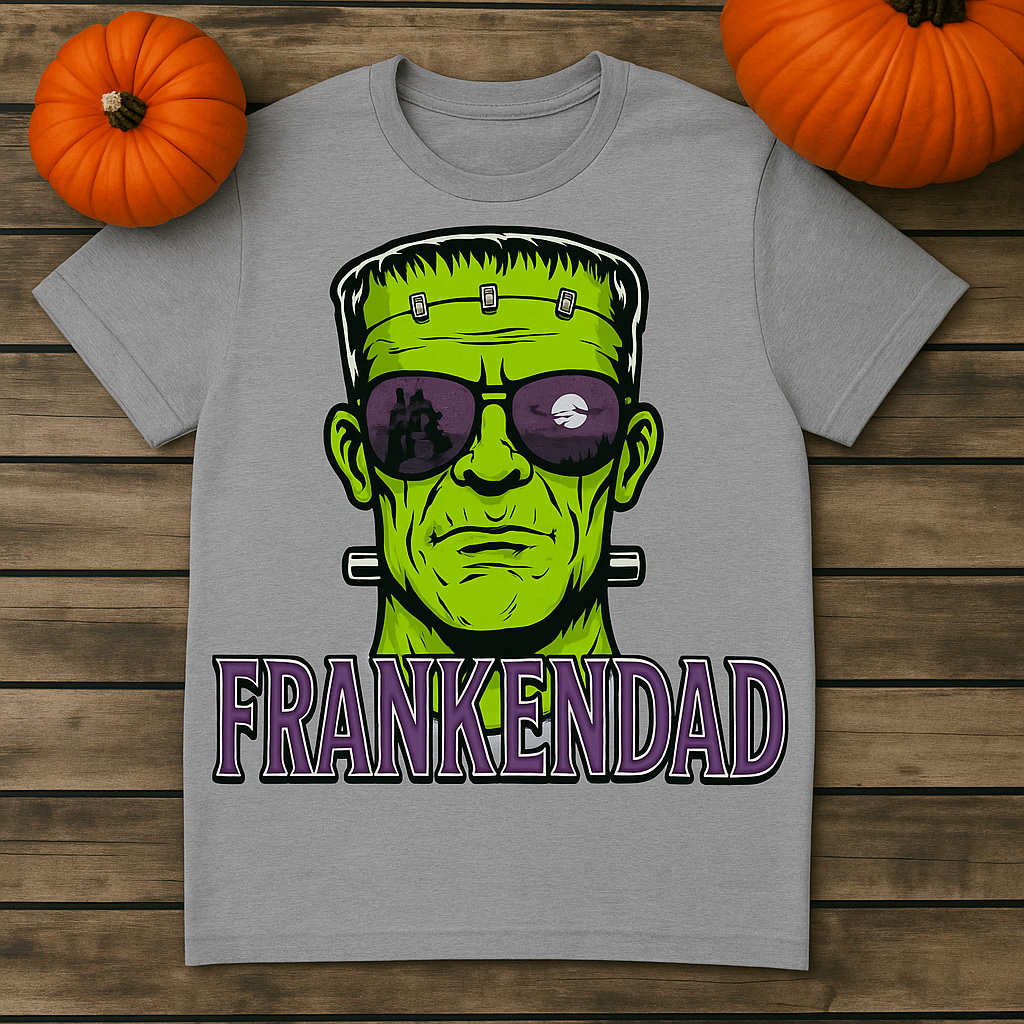 Franken Dad Halloween Graphic Tee