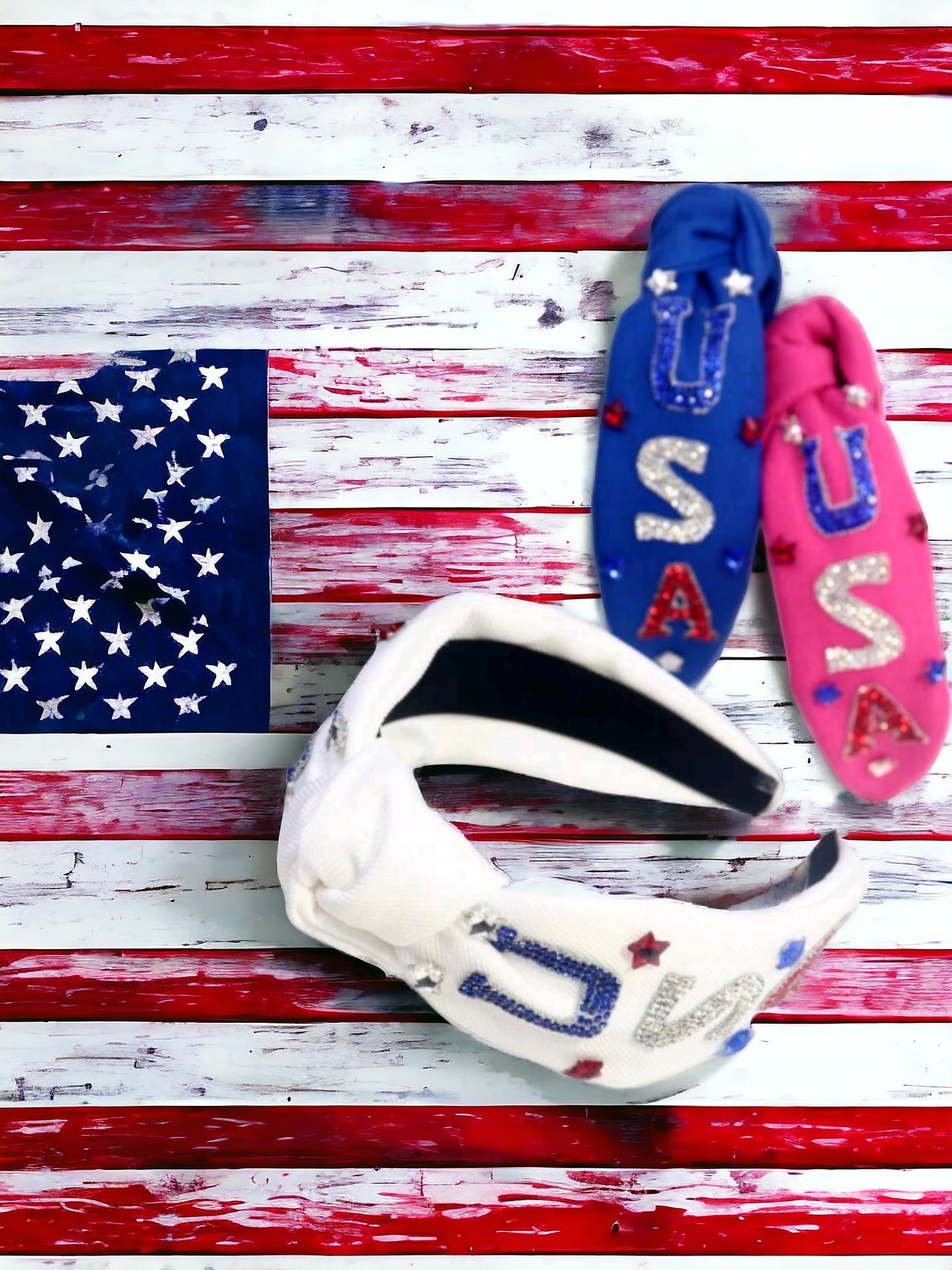 Glam USA Patriotic Headband