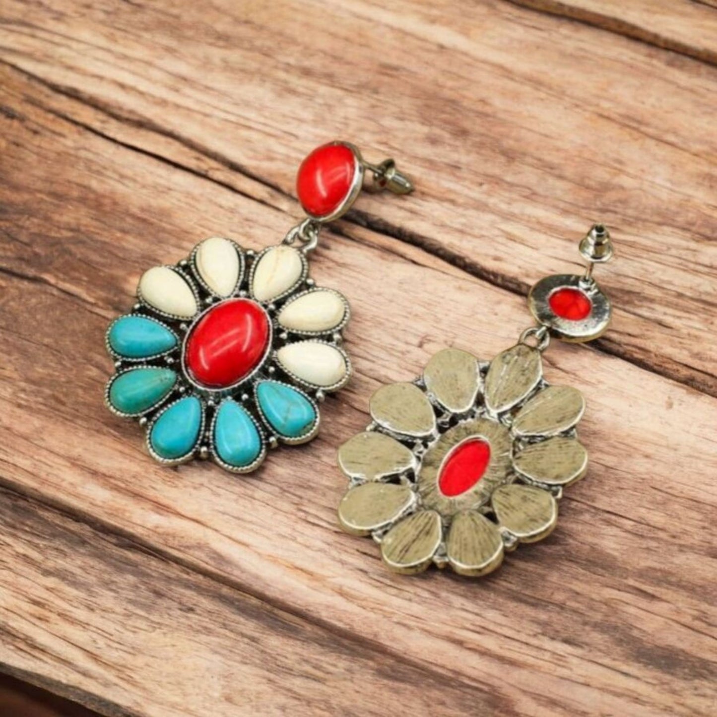 Stand For The Red, White & Blue Western Earrings