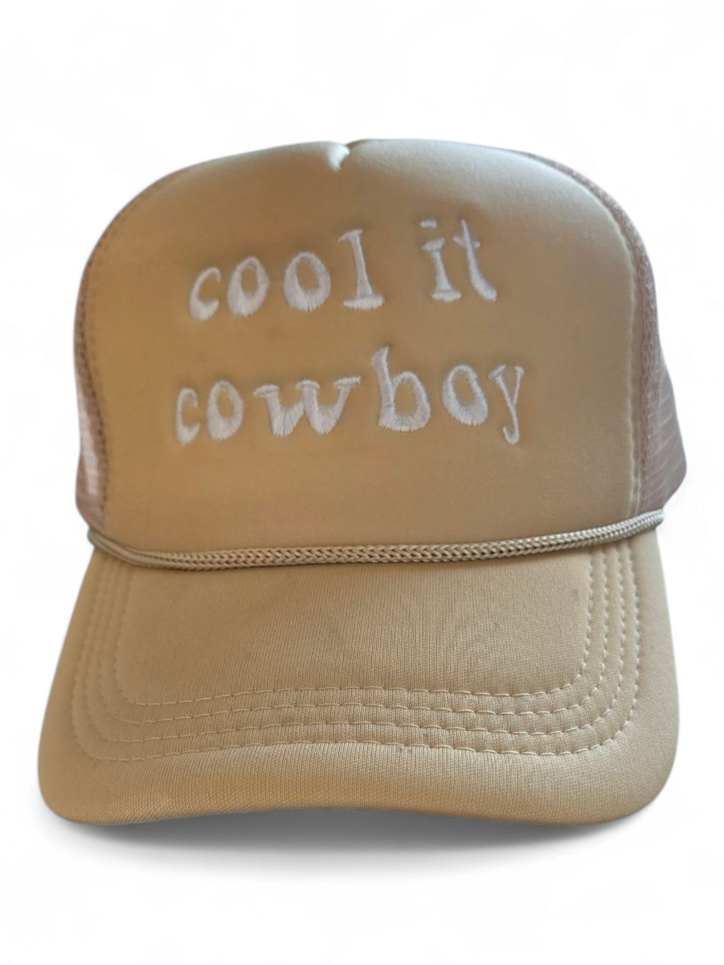 Cool It Cowboy Snapback Mesh Trucker Hat