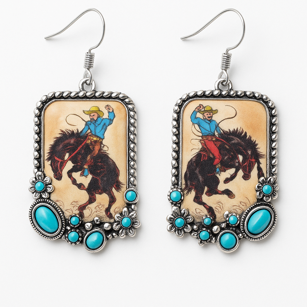 Wild Rider Turquoise Drops