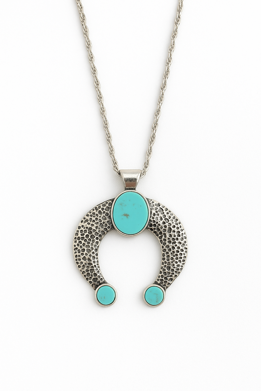Saddle Moon Pendant Necklace - The Bling Barn western fashion jewelry