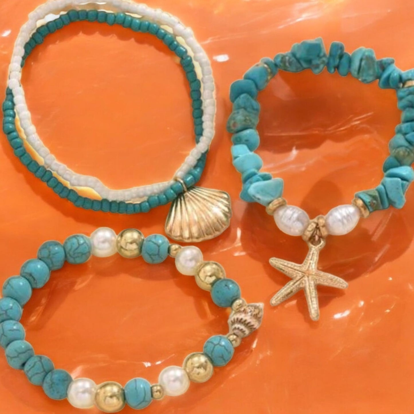Coastal Cowgirl Bracelet Stack 3 Piece Set