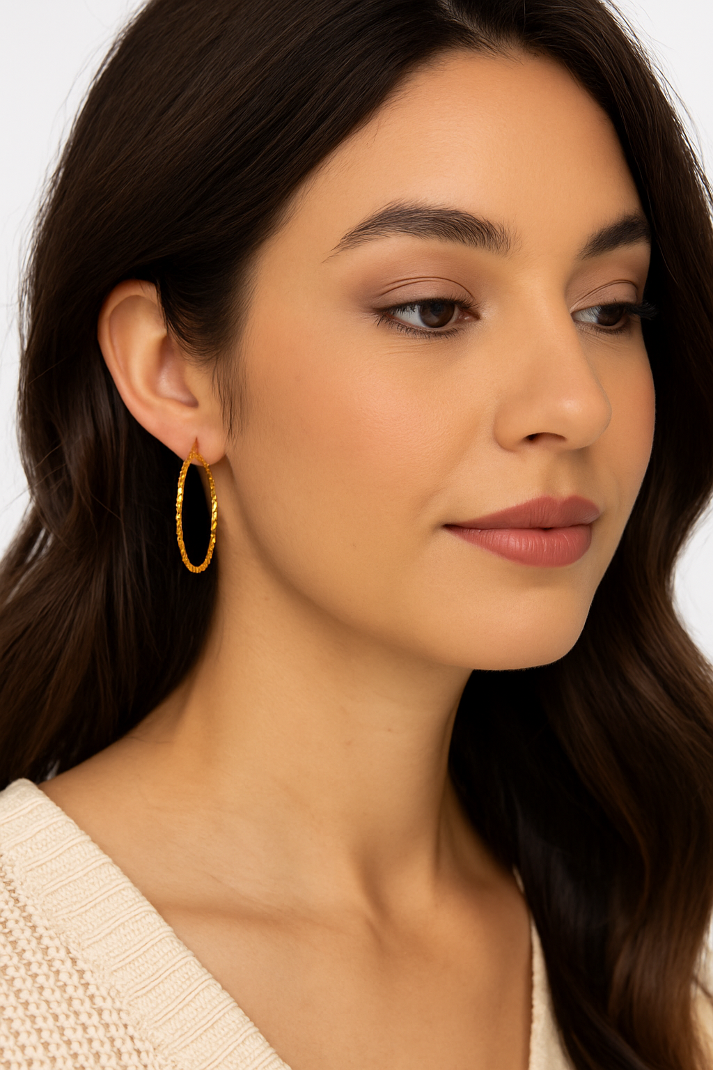 Golden Rodeo Hoop Earrings