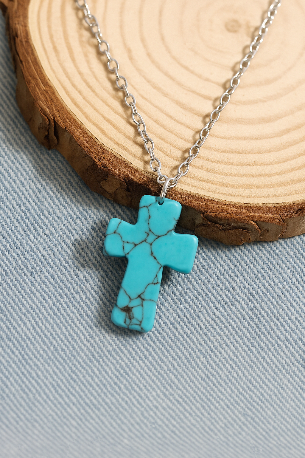 A Summertime Cross Dainty Necklace
