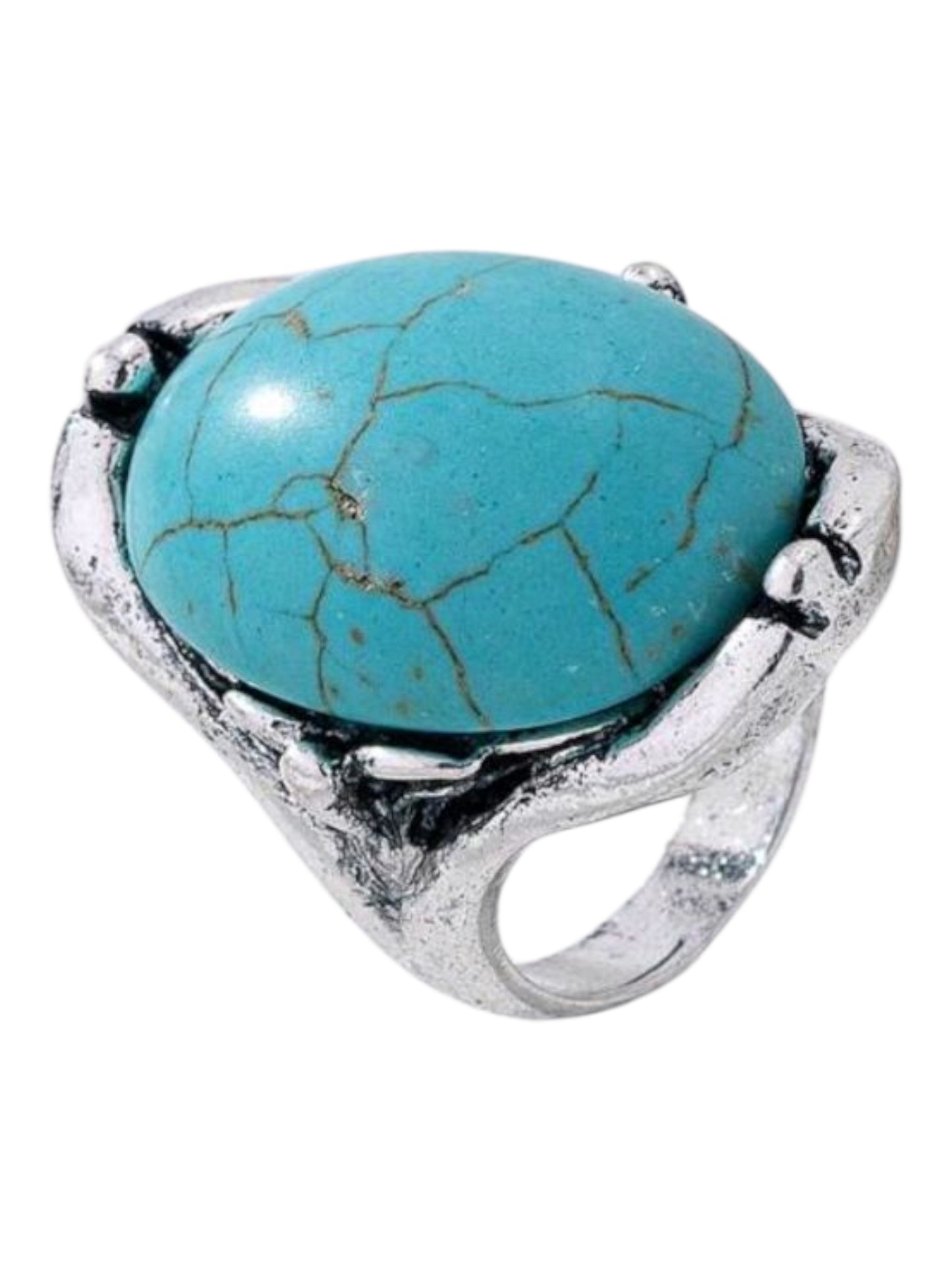 As Solid As A Stone Size 8 Fashion Ring - The Bling Barn western fashion jewelry