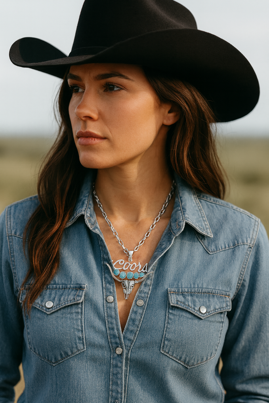 Western Fashion Statement Necklace