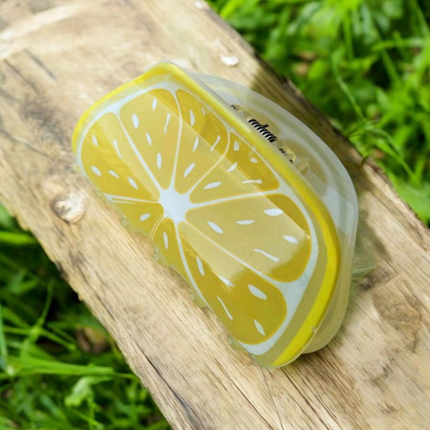 Zest On Life Lemon Hair Claw Clip