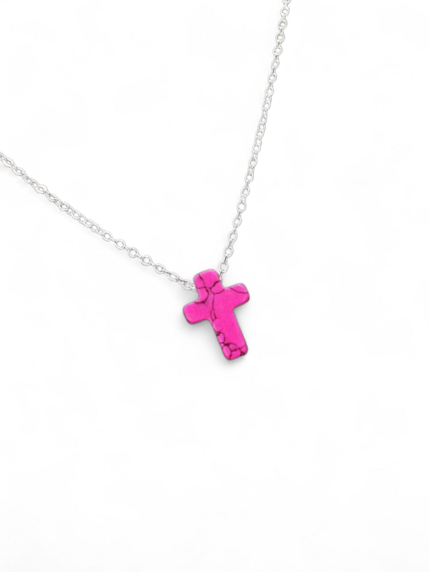 A Summertime Cross Dainty Necklace