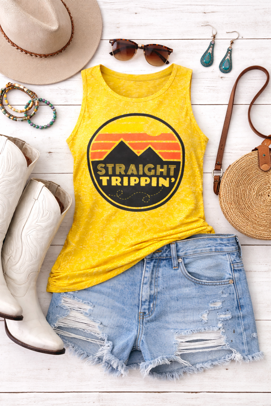 Straight Trippin’ Vintage Graphic Tank