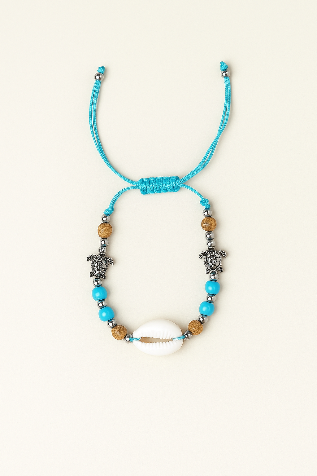 Down At The Shore Pull String Anklet or Bracelet