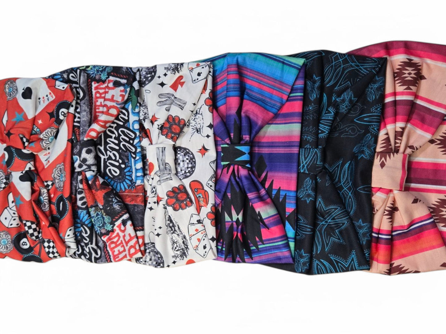 Western Stretch Yoga Style Headband Bundle Sets