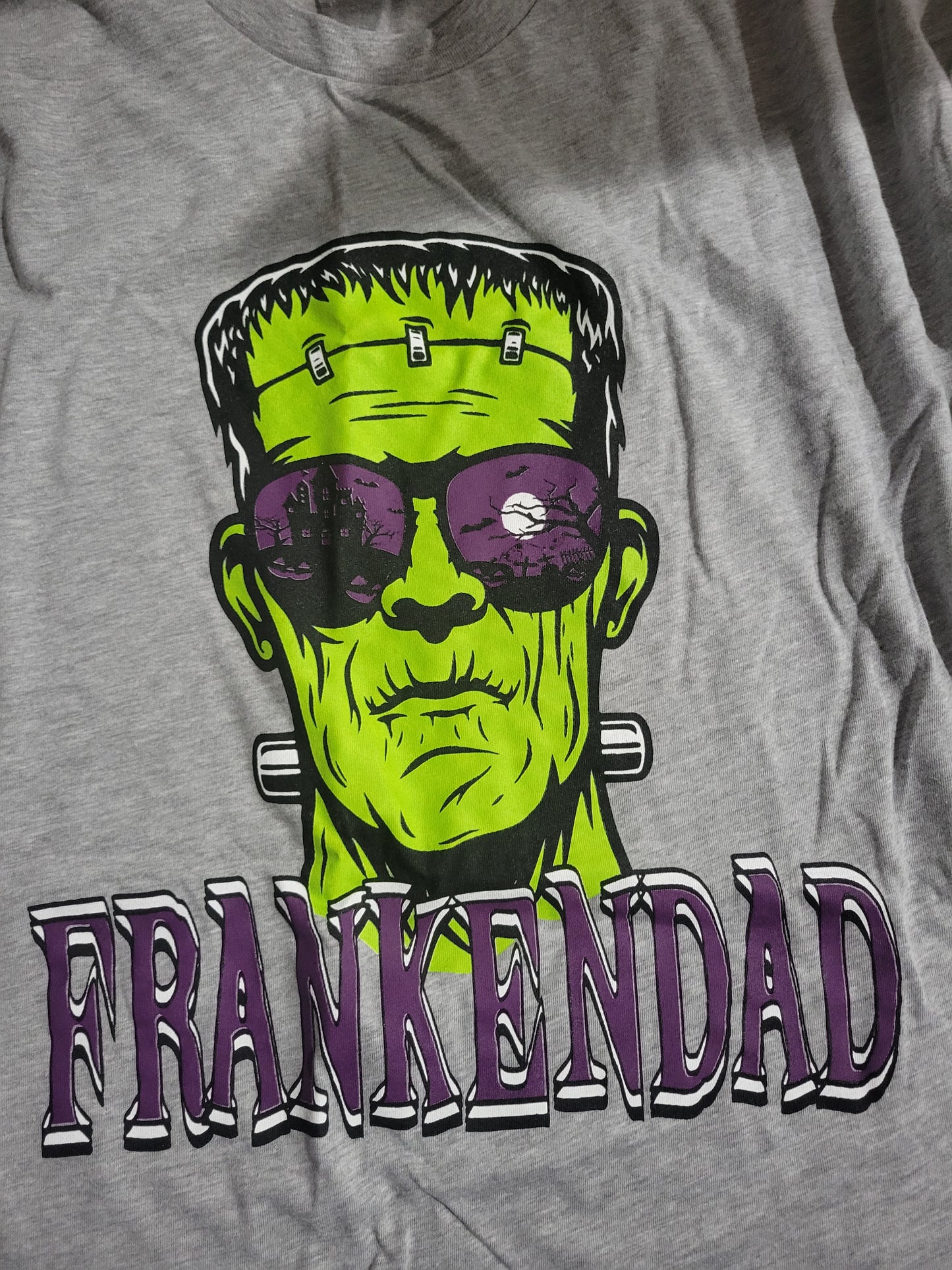 Franken Dad Halloween Graphic Tee - The Bling Barn western fashion jewelry