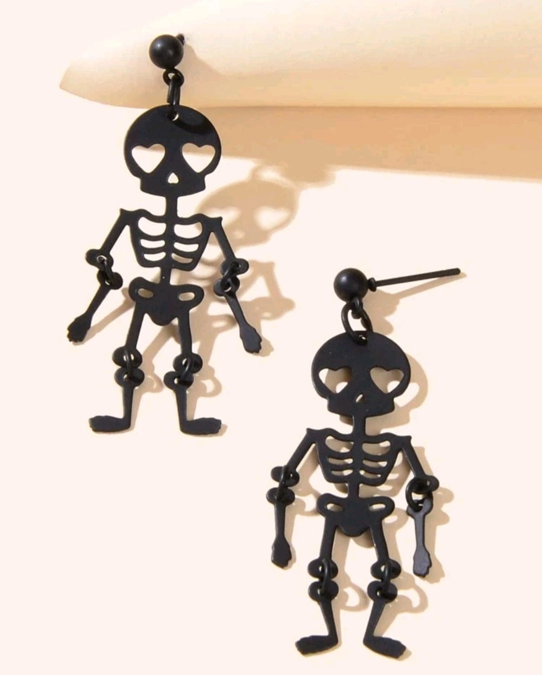 Feeling A Bit Boney Black Earrings - The Bling Barn western fashion jewelry