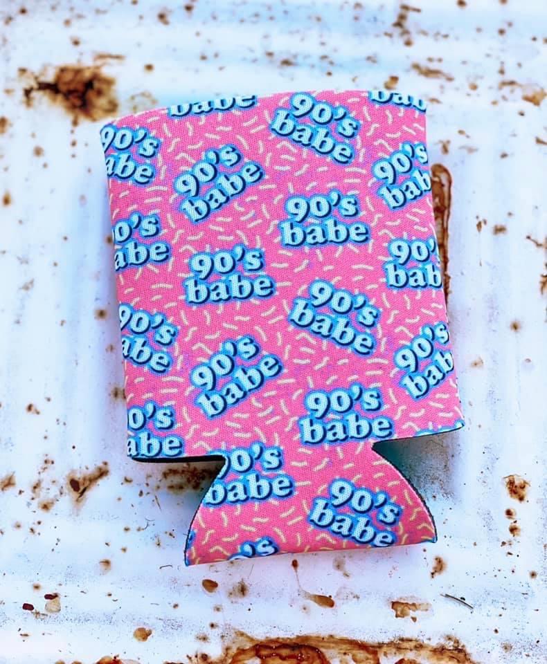 90s Babe Koozie Regular and Slim Can - The Bling Barn