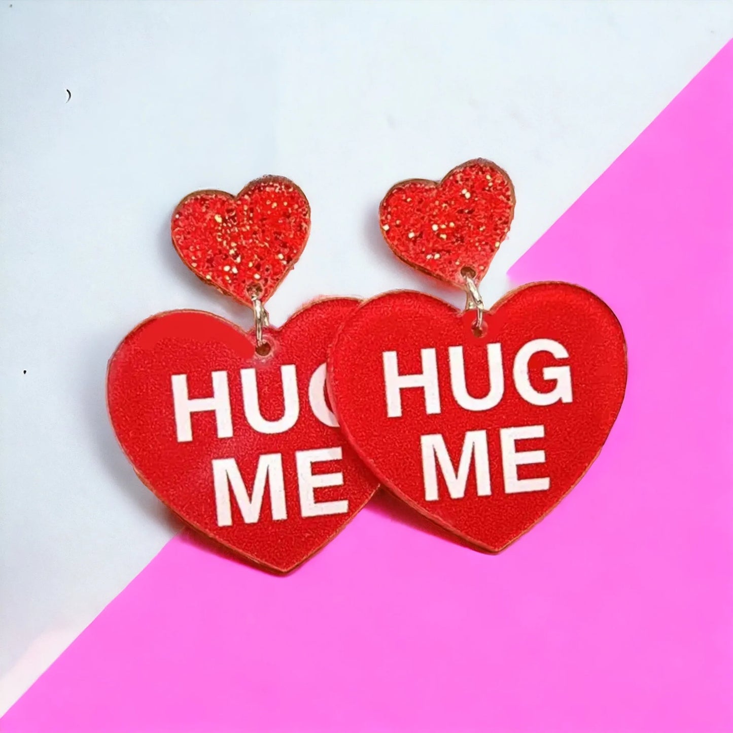 Candy Heart Love Valentine Earrings