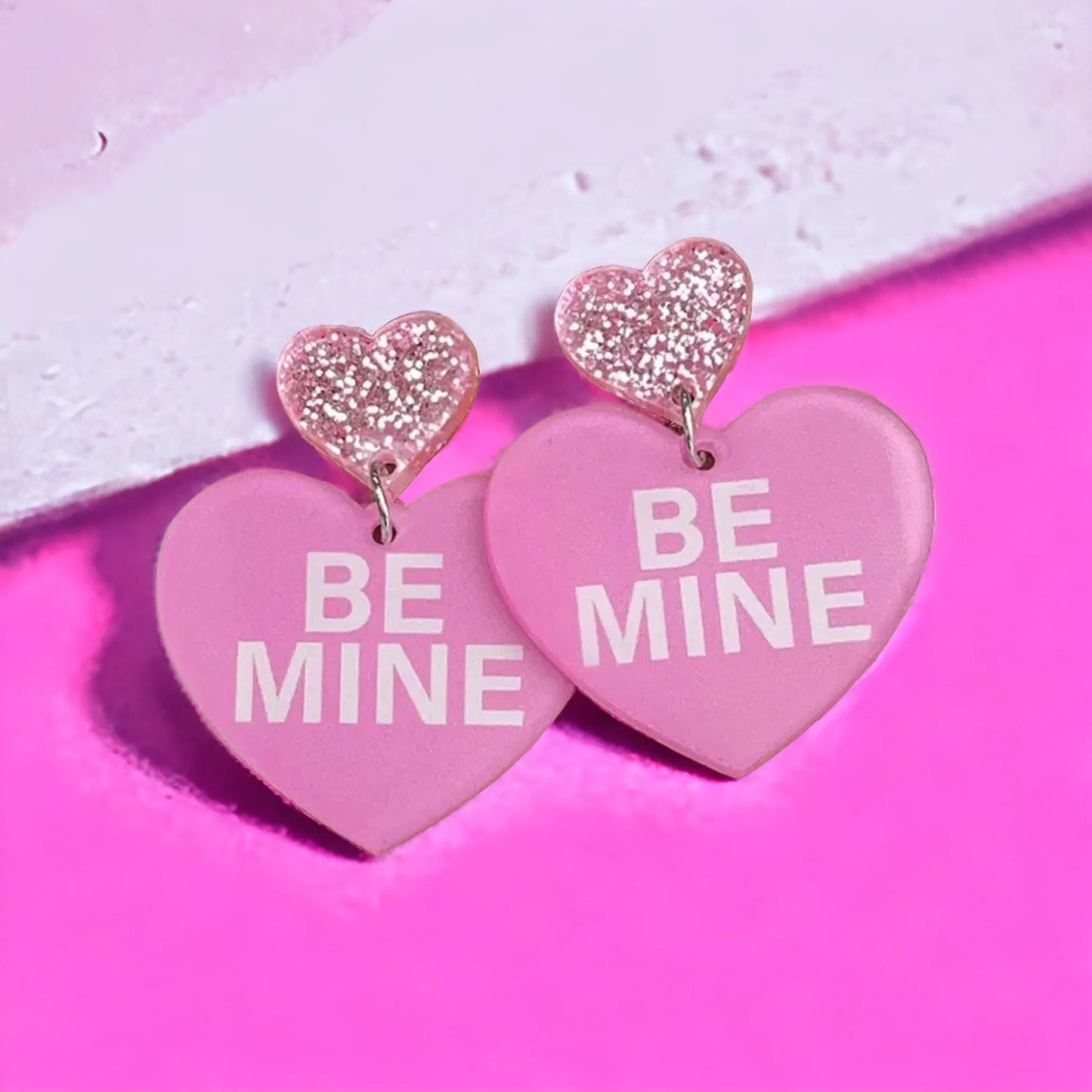 Candy Heart Love Valentine Earrings