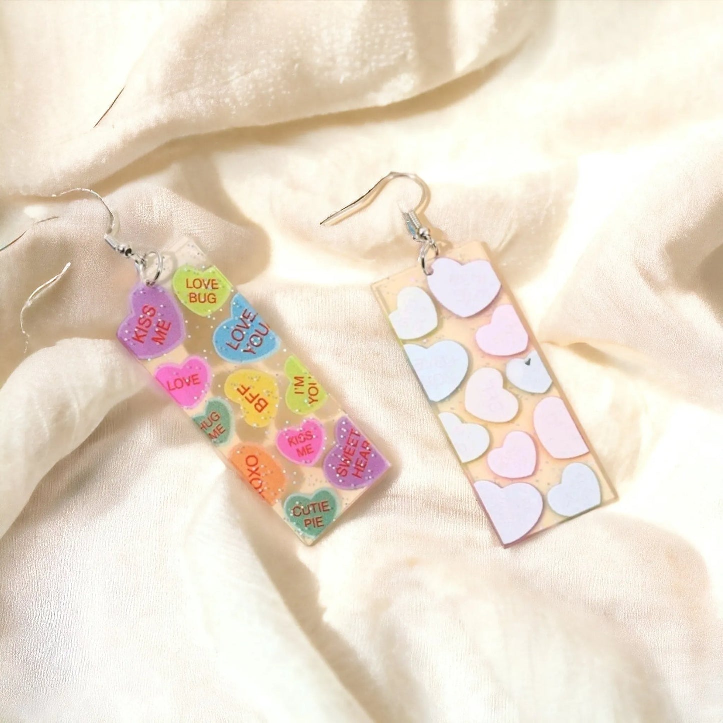 Bars Of Conversations Valentine's Day Earrings