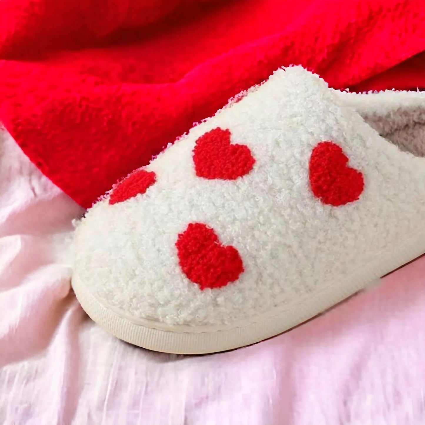 Heartbreaker Plush Slip On House Slippers